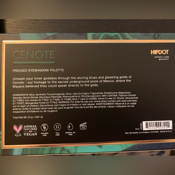 Hipdot Cenote eyeshadow palette - Picture 3 of 4